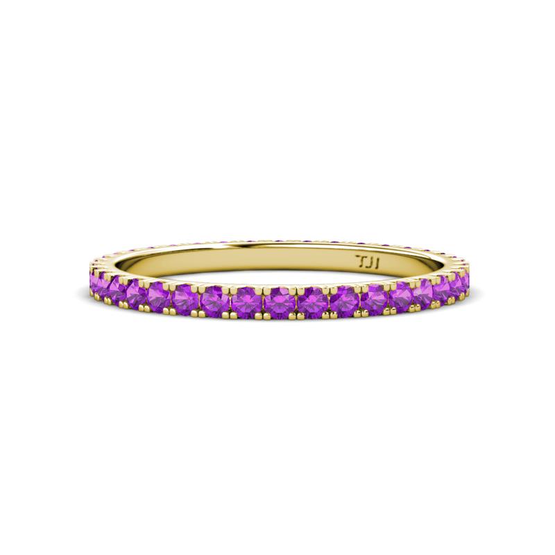 Lara 2.00 mm Amethyst Eternity Band 
