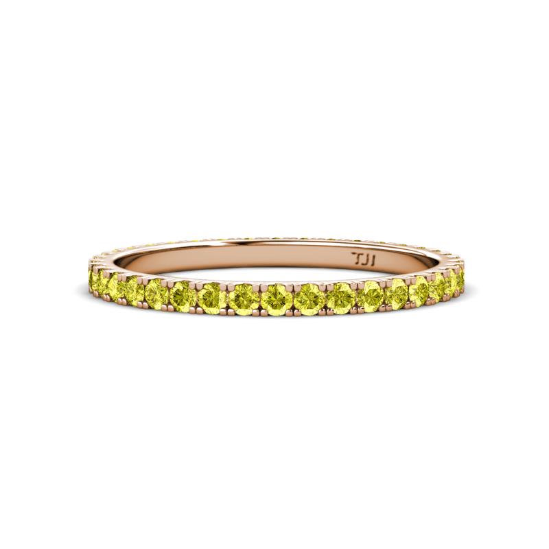 Lara 2.00 mm Yellow Diamond Eternity Band 