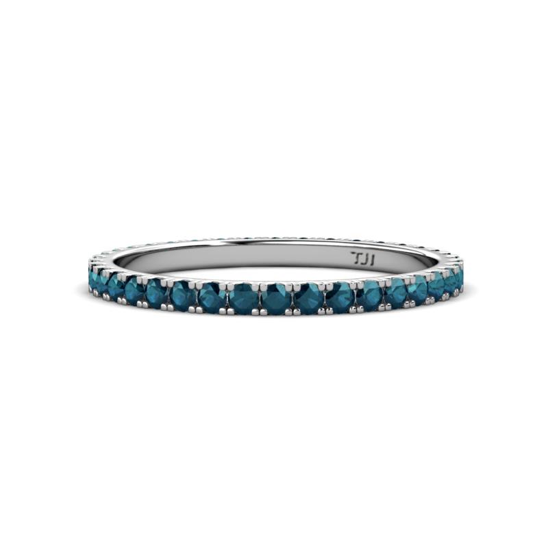 Lara 2.00 mm Blue Diamond Eternity Band 