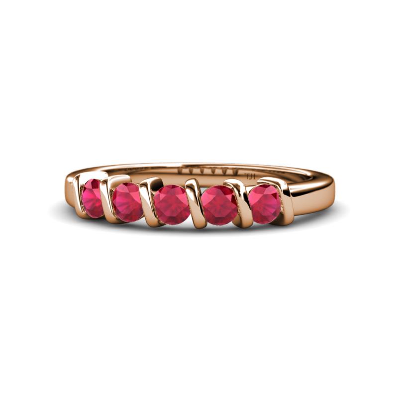 Talia Ruby Wedding Band 