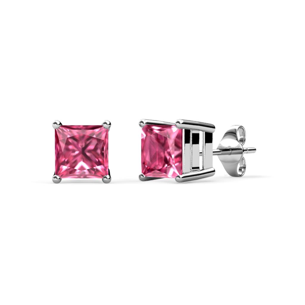 Zoey Pink Tourmaline (4mm) Solitaire Stud Earrings 