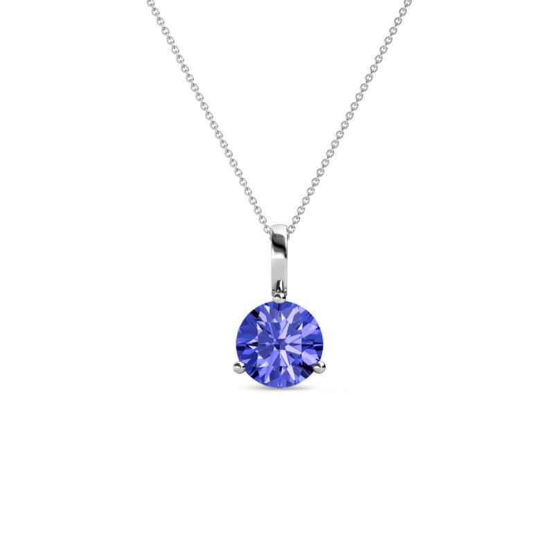 Sheryl 5.00 mm Tanzanite Solitaire Pendant 