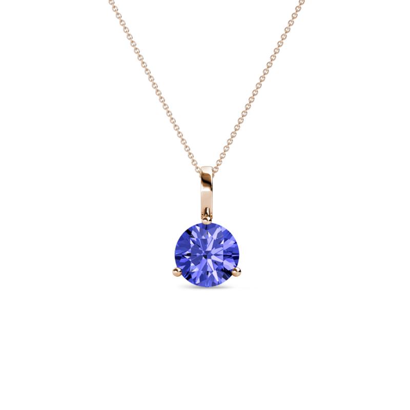 Sheryl 5.00 mm Tanzanite Solitaire Pendant 
