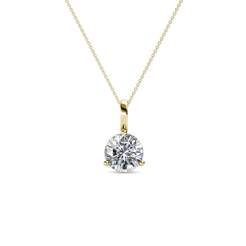 Sheryl 5.00 mm Diamond Solitaire Pendant 