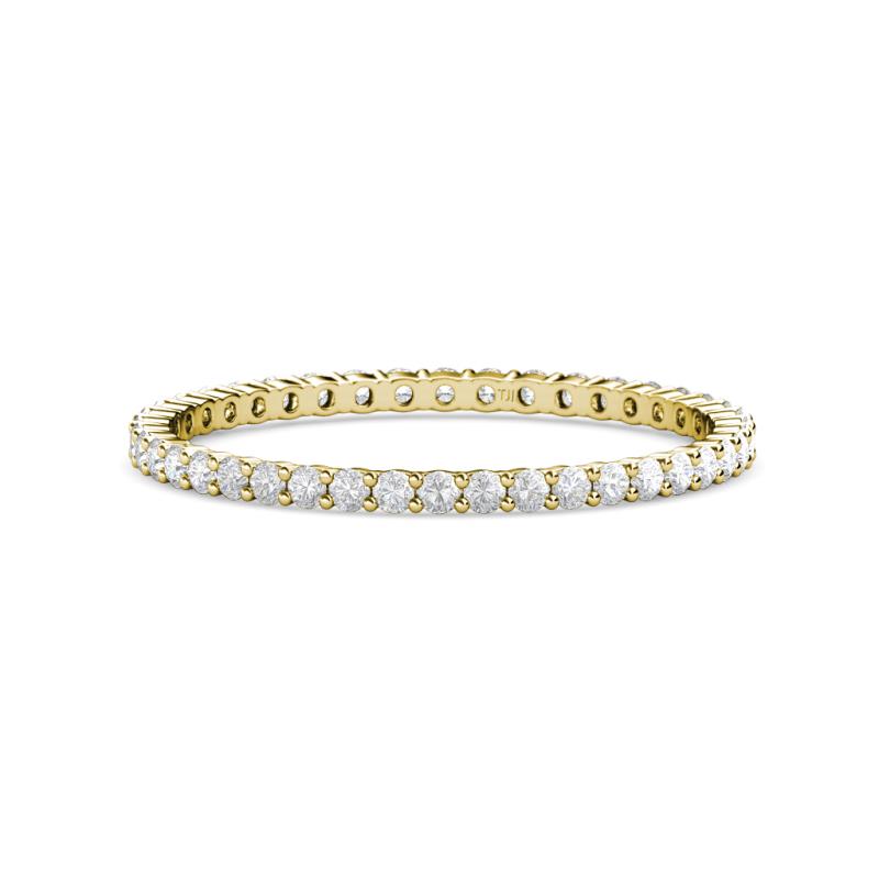 Joyce 1.50 mm White Sapphire Eternity Band 