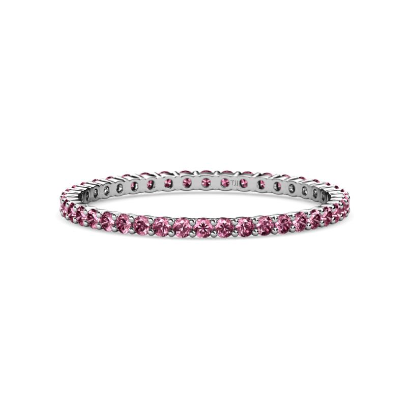 Joyce 1.50 mm Pink Tourmaline Eternity Band 