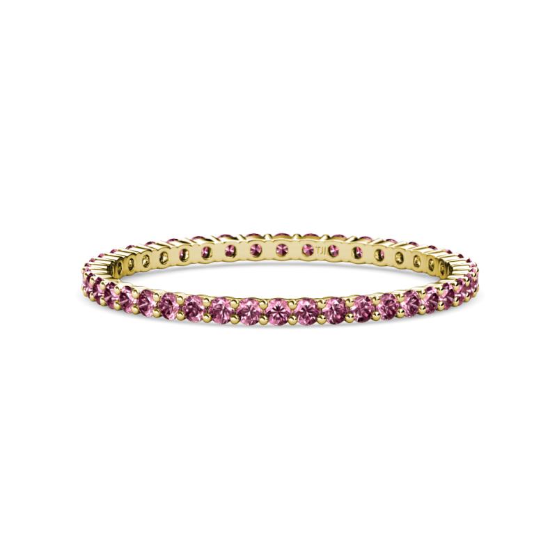 Joyce 1.50 mm Pink Tourmaline Eternity Band 