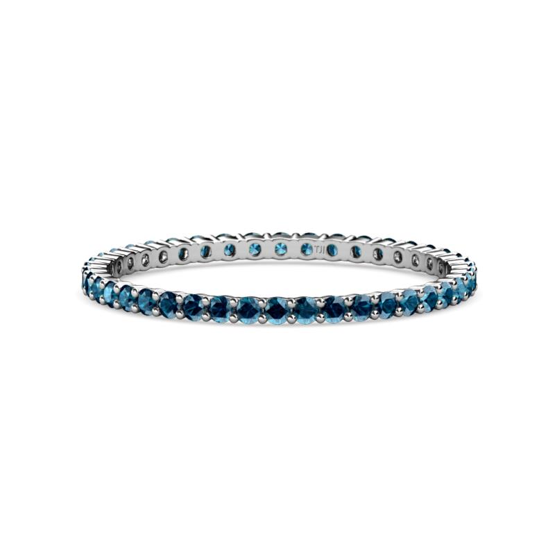 Joyce 1.50 mm Blue Diamond Eternity Band 