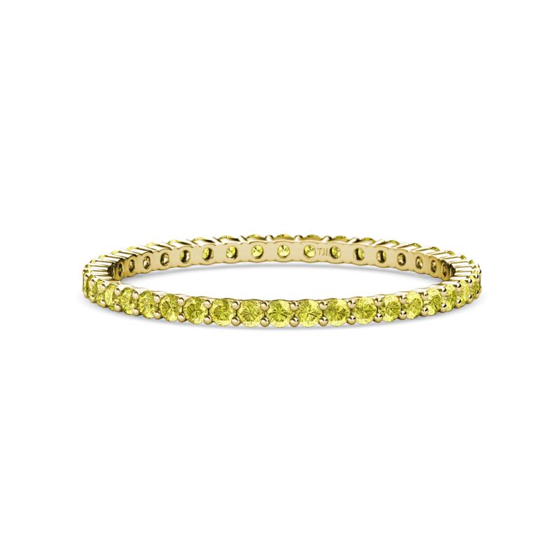 Joyce 1.50 mm Yellow Diamond Eternity Band 