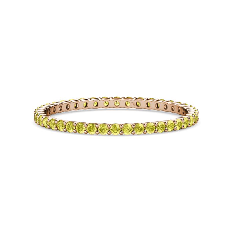 Joyce 1.50 mm Yellow Diamond Eternity Band 