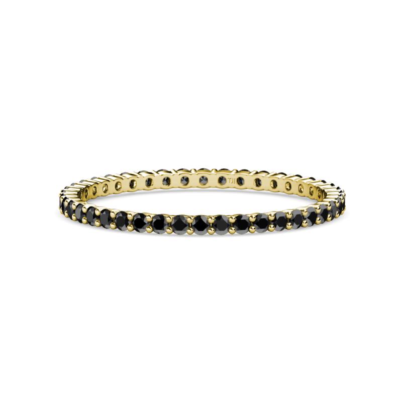 Joyce 1.50 mm Black Diamond Eternity Band 