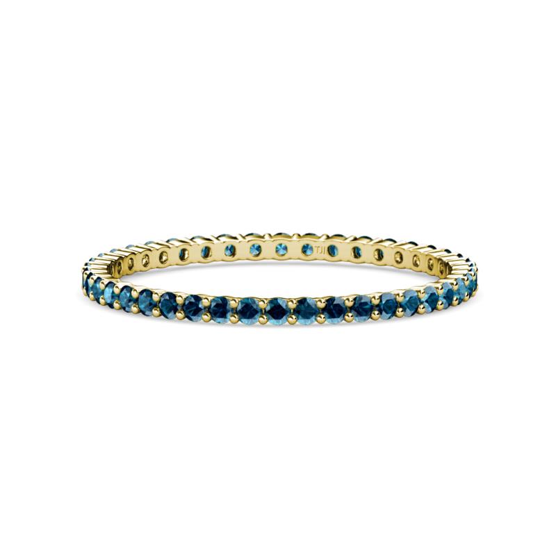 Joyce 1.50 mm Blue Diamond Eternity Band 