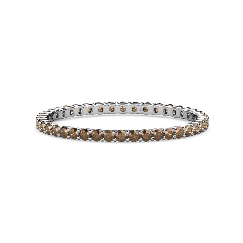Joyce 1.50 mm Smoky Quartz Eternity Band 