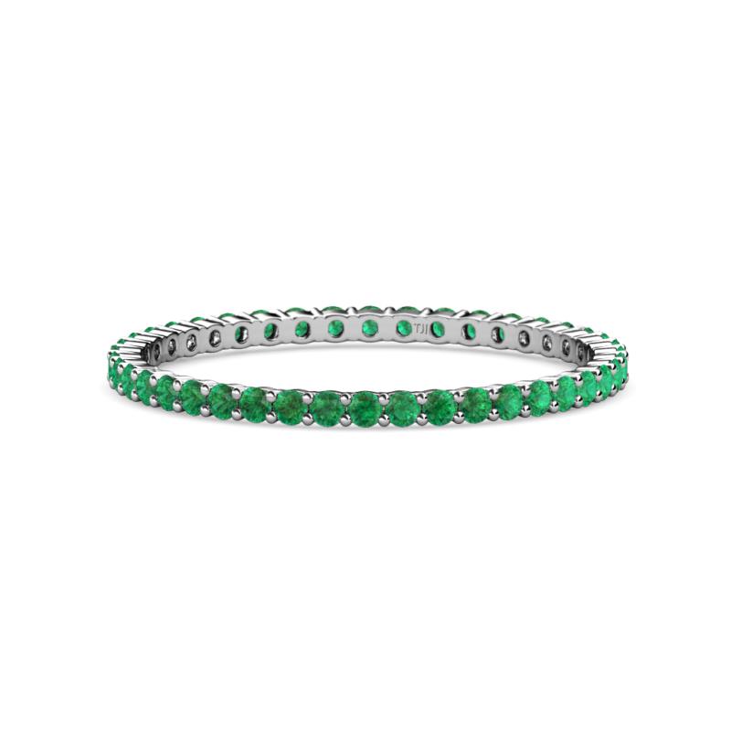 Joyce 1.50 mm Emerald Eternity Band 