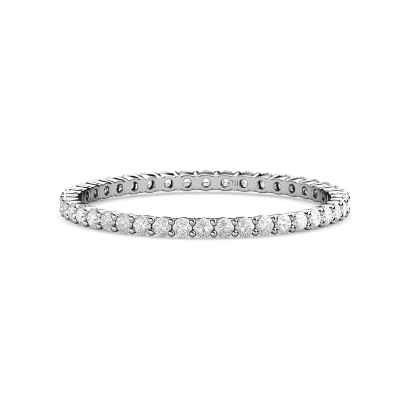Joyce 1.50 mm White Sapphire Eternity Band 