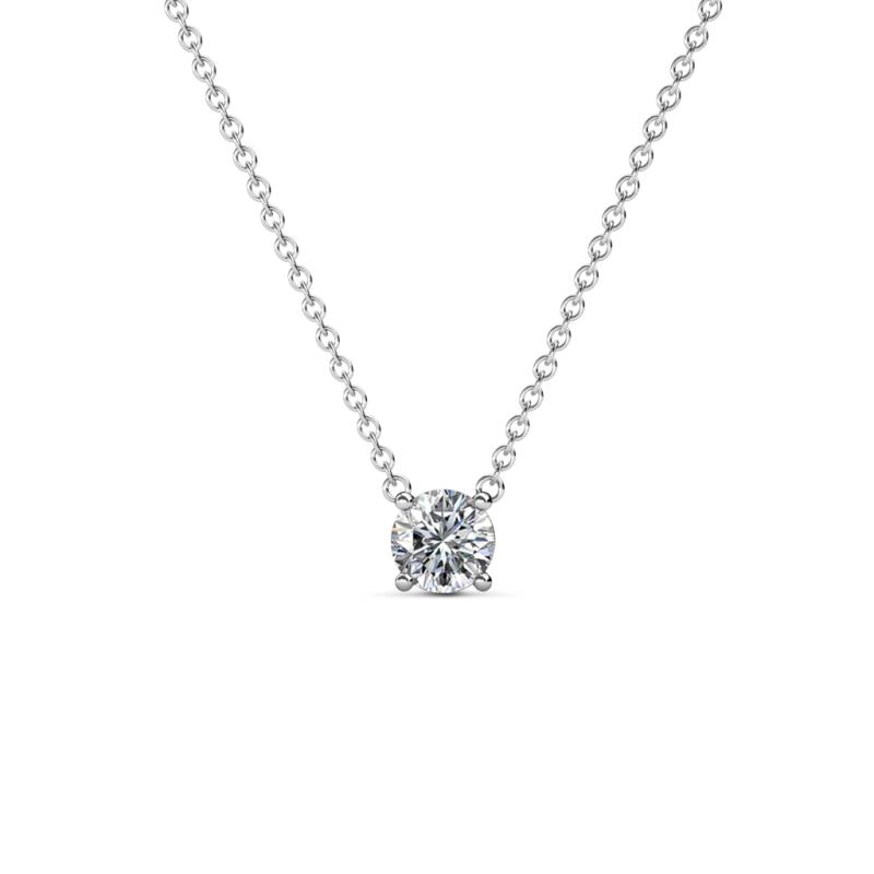Juliana 4.50 mm Round Lab Grown Diamond Solitaire Pendant Necklace 