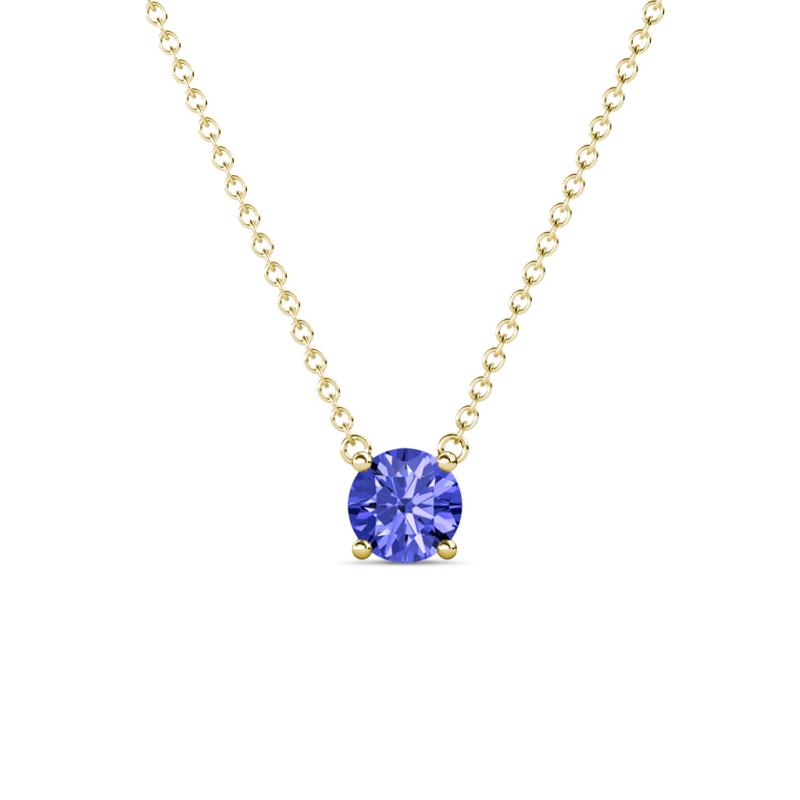 Juliana 5.00 mm Round Tanzanite Solitaire Pendant Necklace 