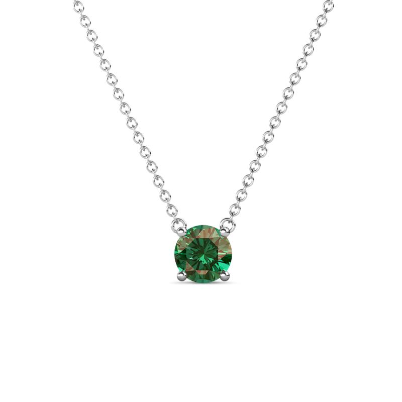 Juliana 5.00 mm Round Lab Created Alexandrite Solitaire Pendant Necklace 