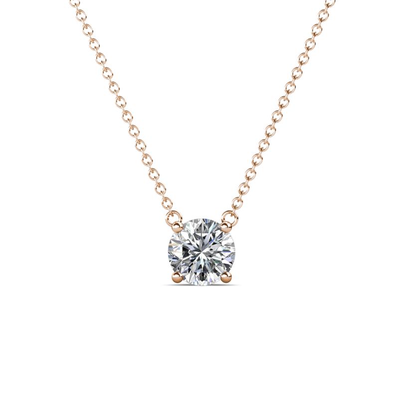 Juliana 5.80 mm Round Diamond Solitaire Pendant Necklace 