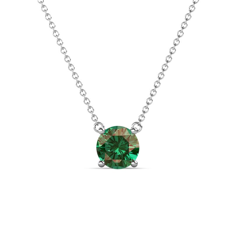Juliana 6.50 mm Round Lab Created Alexandrite Solitaire Pendant Necklace 