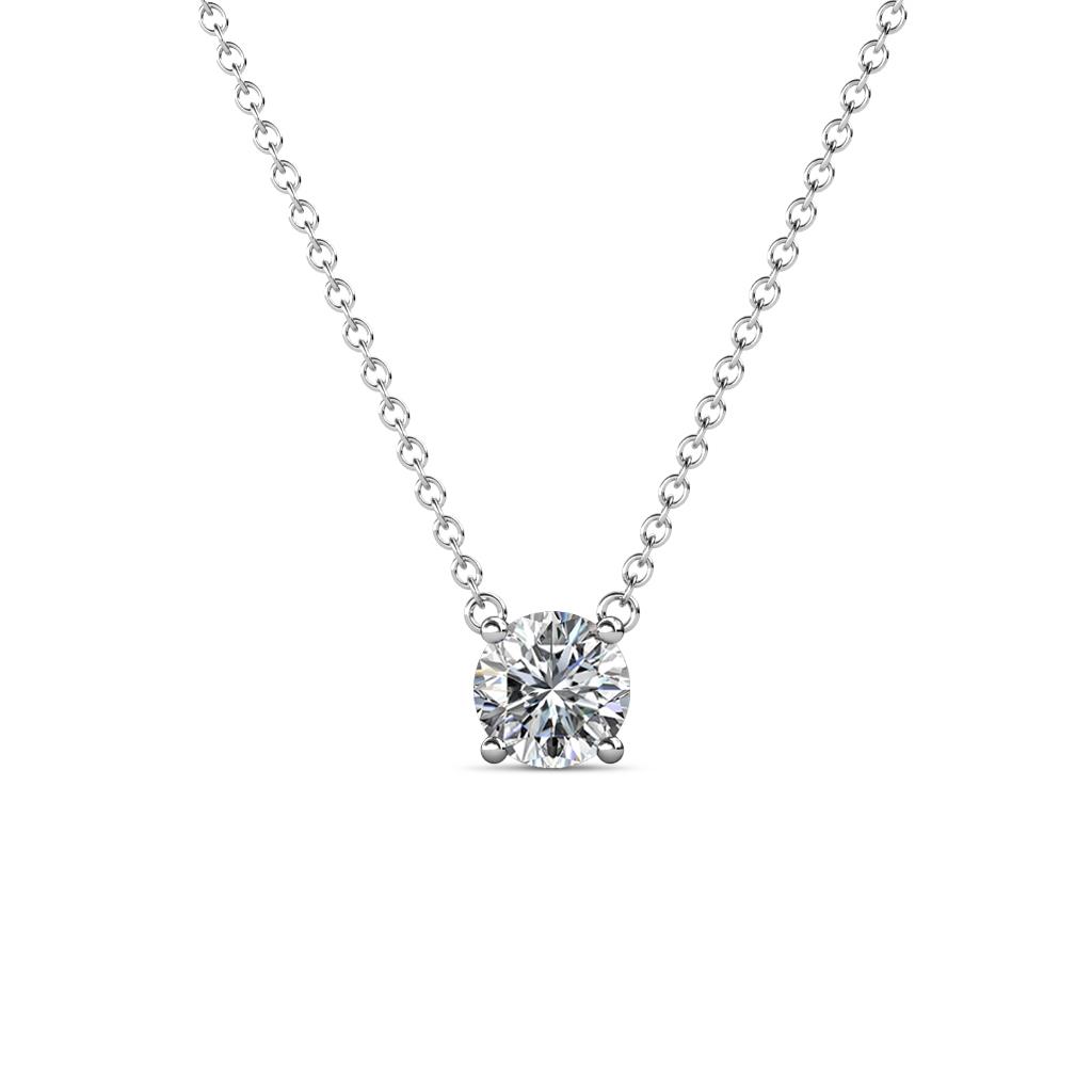 Juliana 5.40 mm Round Lab Grown Diamond Solitaire Pendant Necklace 