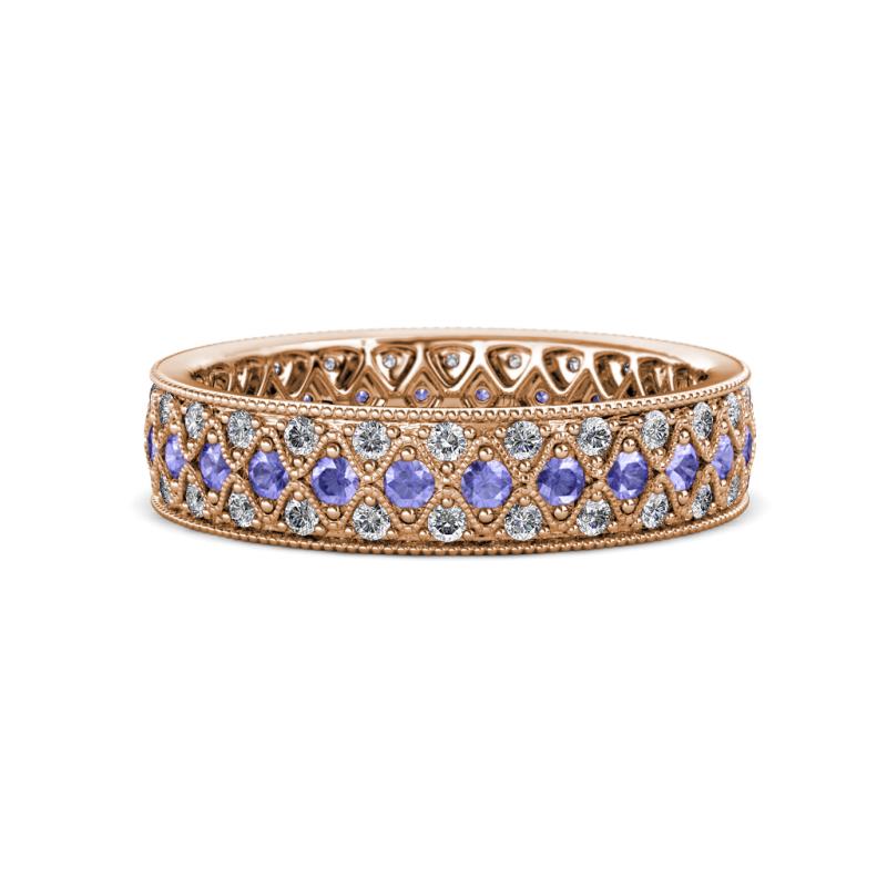 Cailyn Tanzanite Three Row Eternity Band 