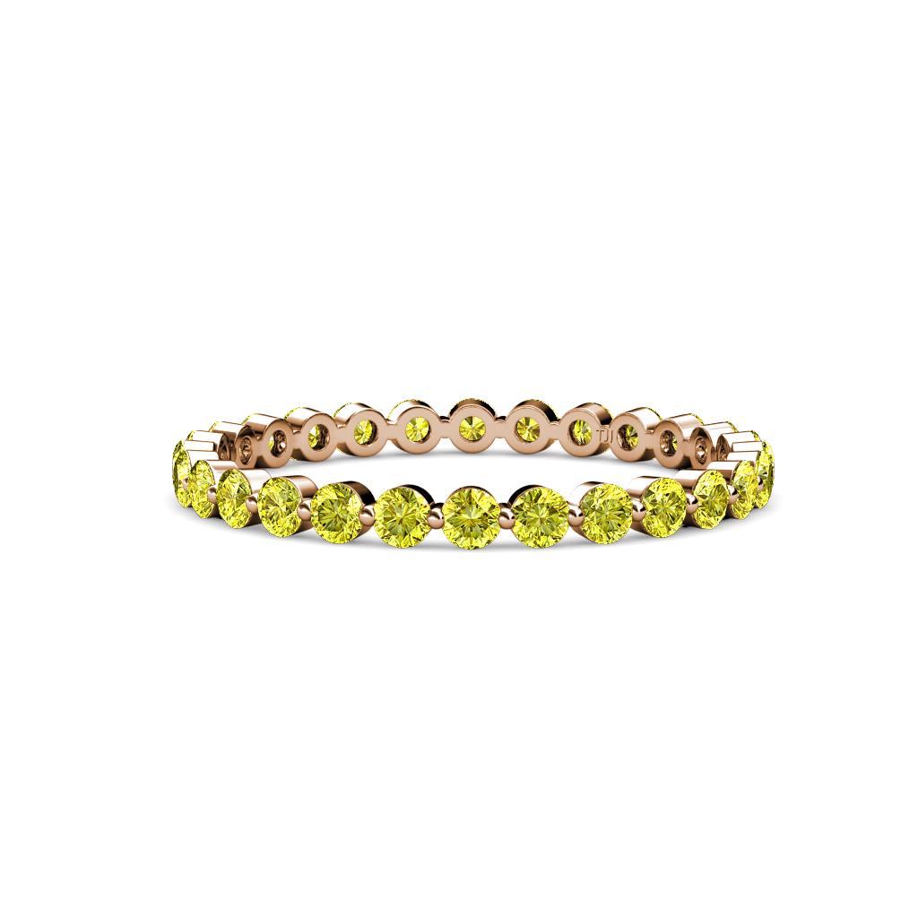 Valerie 2.40 mm Yellow Diamond Eternity Band 