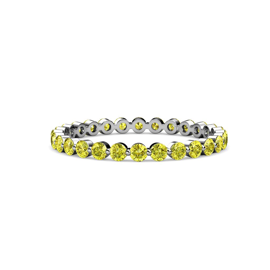Valerie 2.40 mm Yellow Diamond Eternity Band 