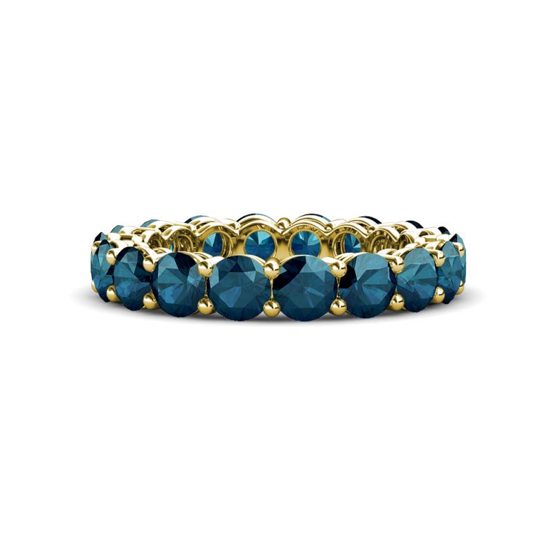 Tiffany 4.00 mm Blue Diamond Eternity Band 