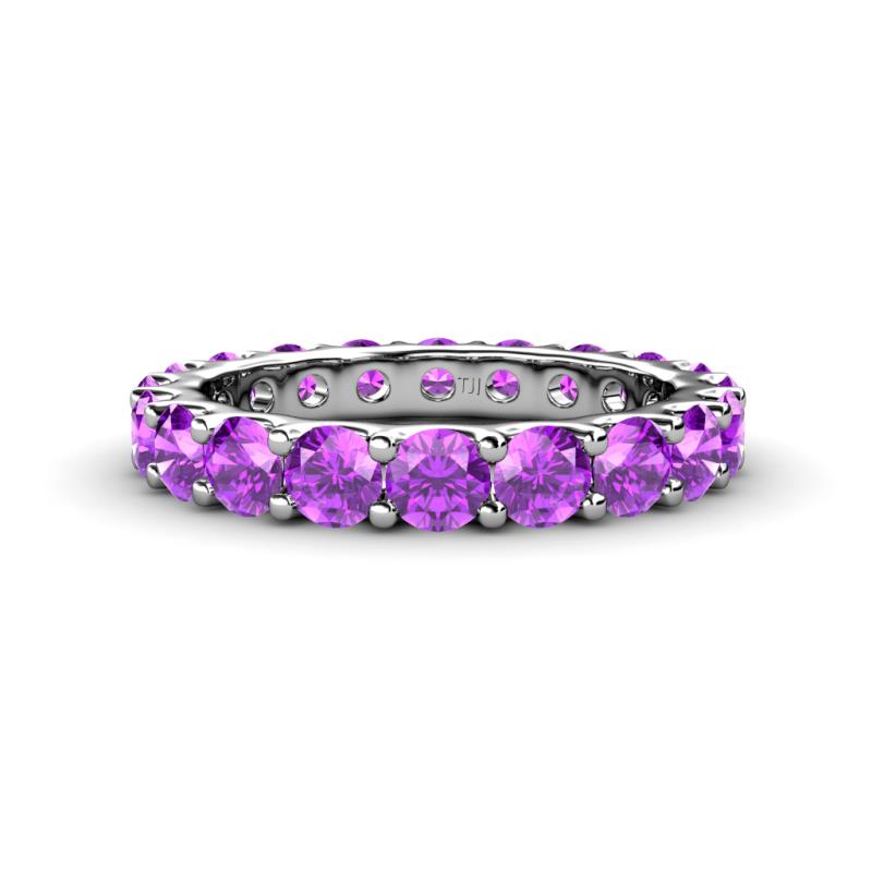 Audrey 3.80 mm Amethyst U Prong Eternity Band 