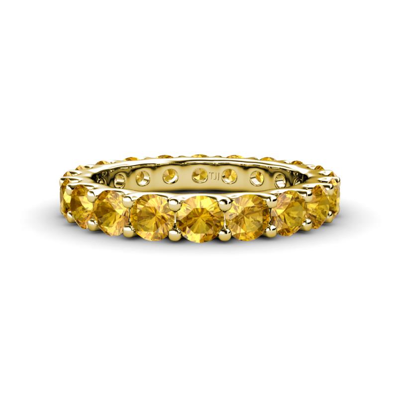 Audrey 3.80 mm Citrine U Prong Eternity Band 