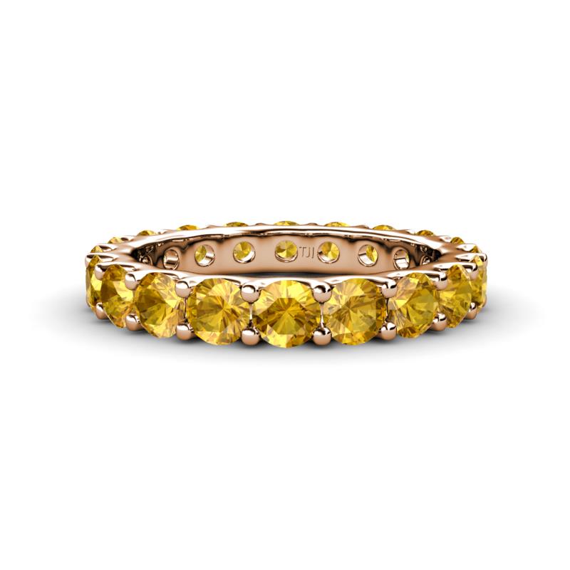Audrey 3.80 mm Citrine U Prong Eternity Band 