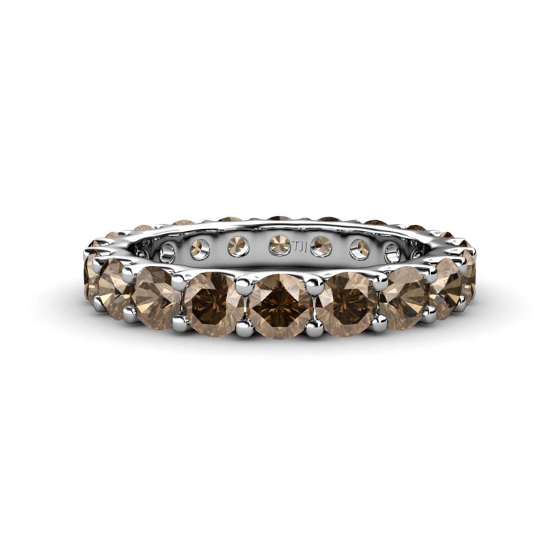 Audrey 3.80 mm Smoky Quartz U Prong Eternity Band 