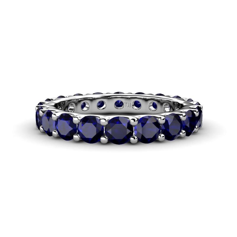 Audrey 3.80 mm Blue Sapphire U Prong Eternity Band 