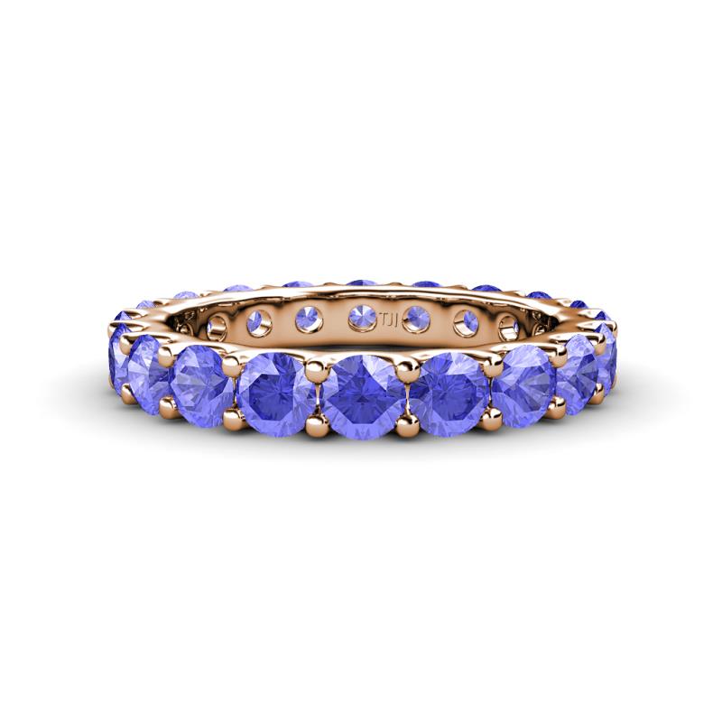 Audrey 3.80 mm Tanzanite U Prong Eternity Band 