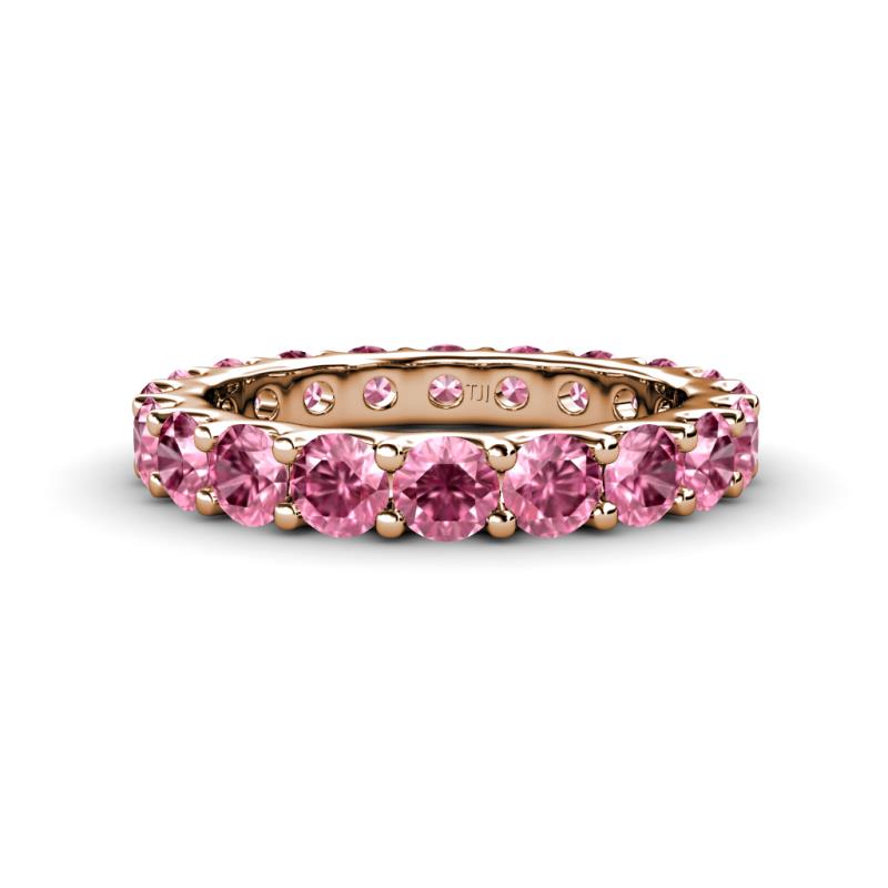Audrey 3.80 mm Pink Tourmaline U Prong Eternity Band 