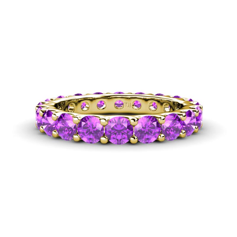 Audrey 3.80 mm Amethyst U Prong Eternity Band 