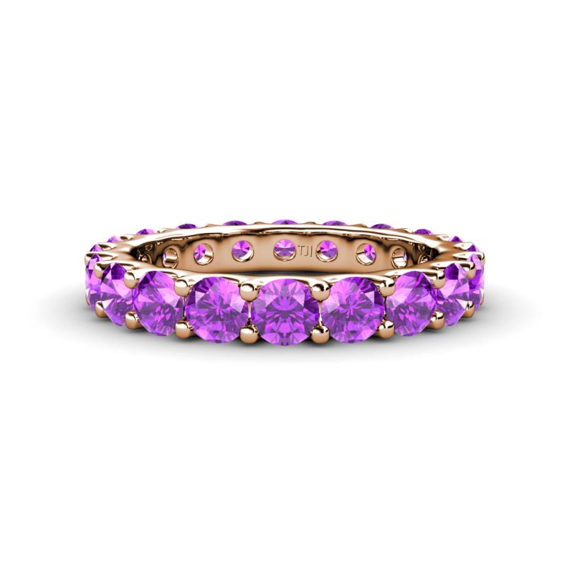 Audrey 3.80 mm Amethyst U Prong Eternity Band 