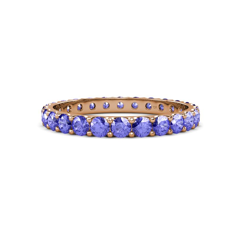 Audrey 3.40 mm Tanzanite U Prong Eternity Band 