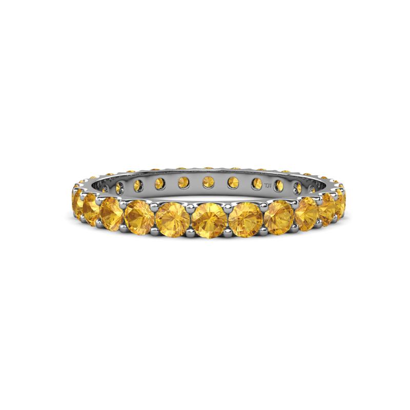 Audrey 3.40 mm Citrine U Prong Eternity Band 
