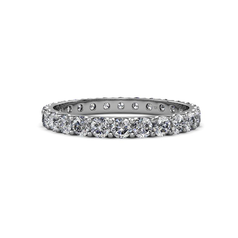 Audrey 3.40 mm Diamond U Prong Eternity Band 