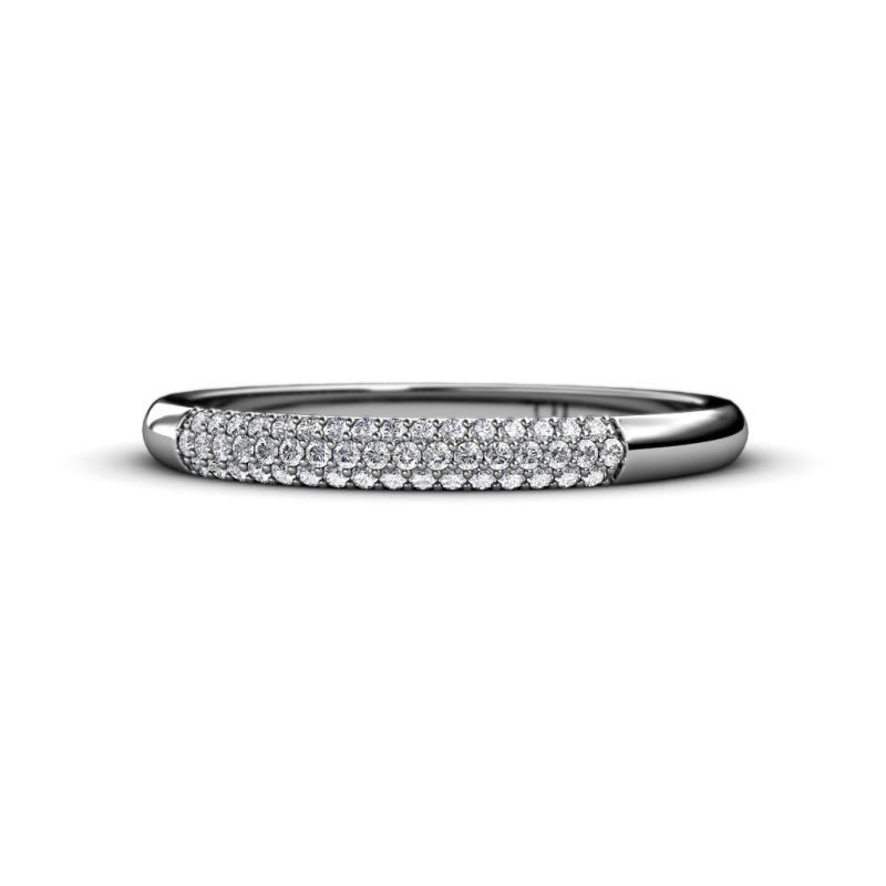 Tiana 1/4 ctw Diamond Micro Pave Set Wedding Band 
