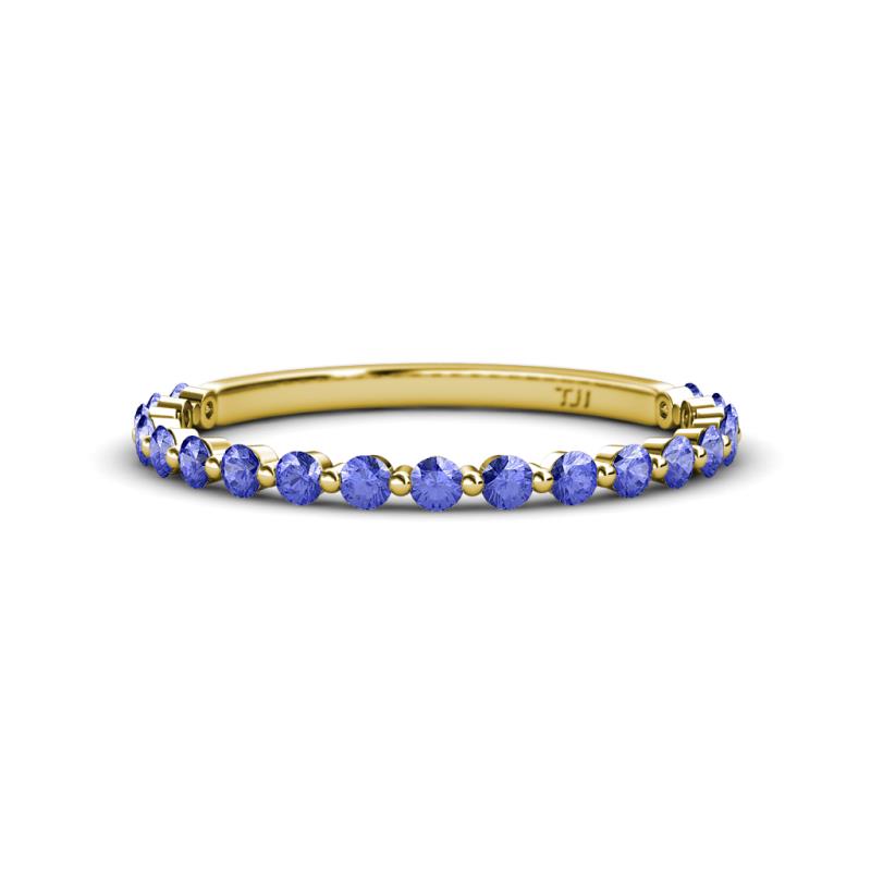 Valerie 2.00 mm Tanzanite 3/4 Eternity Band 