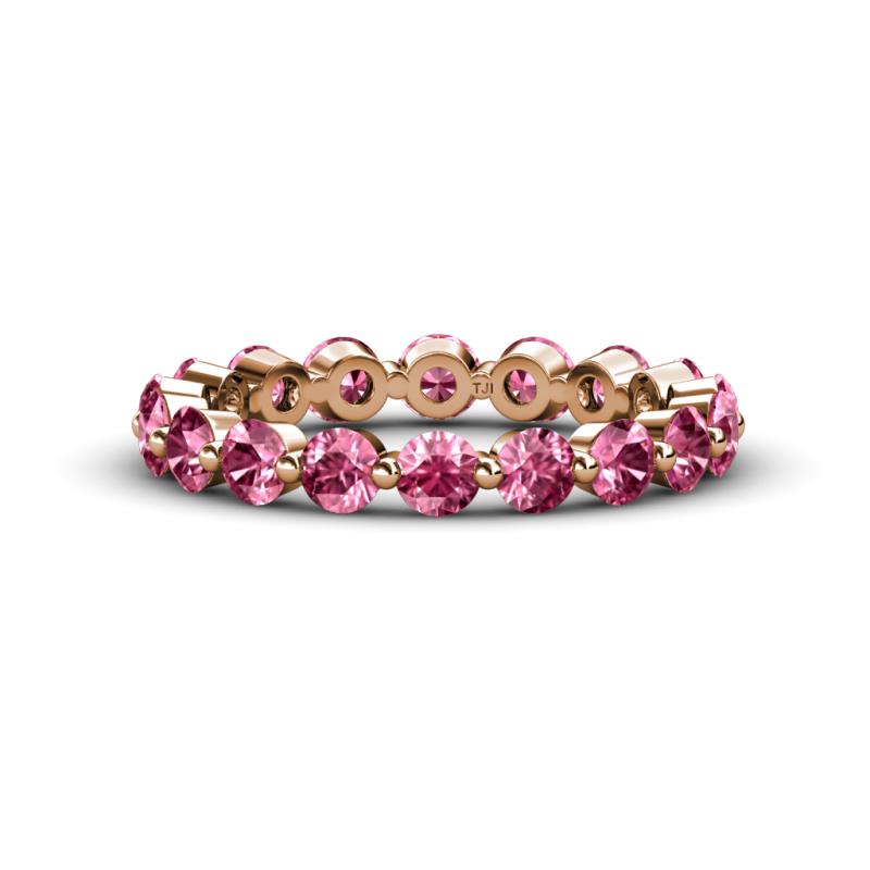 Valerie 3.50 mm Pink Tourmaline Eternity Band 