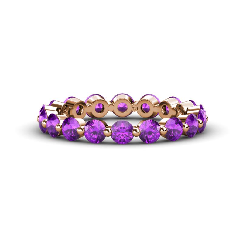 Valerie 3.50 mm Amethyst Eternity Band 