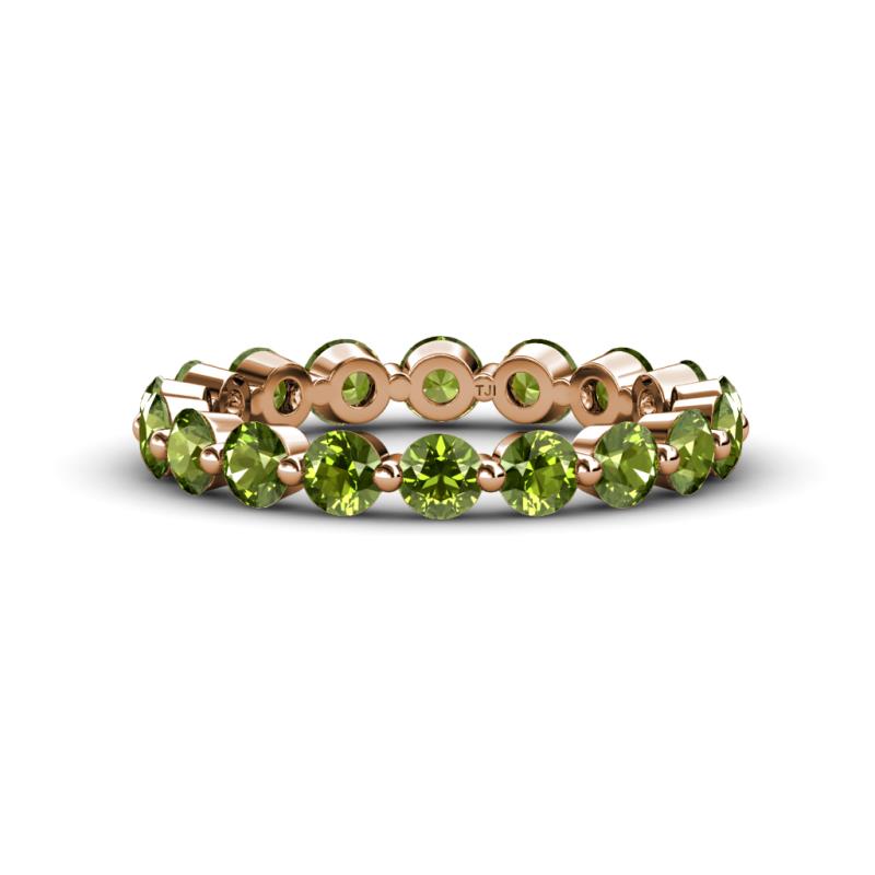 Valerie 3.50 mm Peridot Eternity Band 