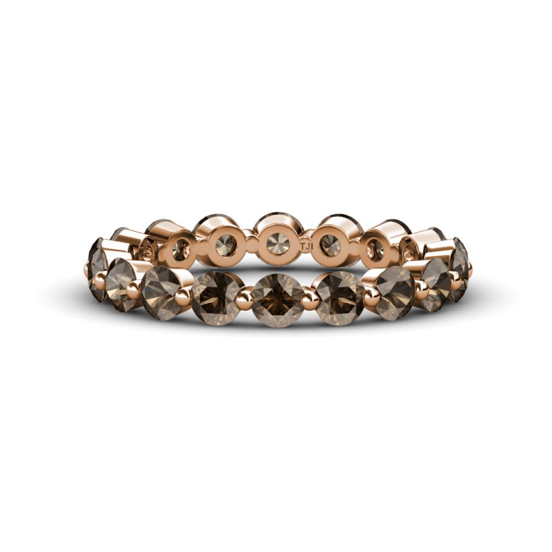 Valerie 3.50 mm Smoky Quartz Eternity Band 