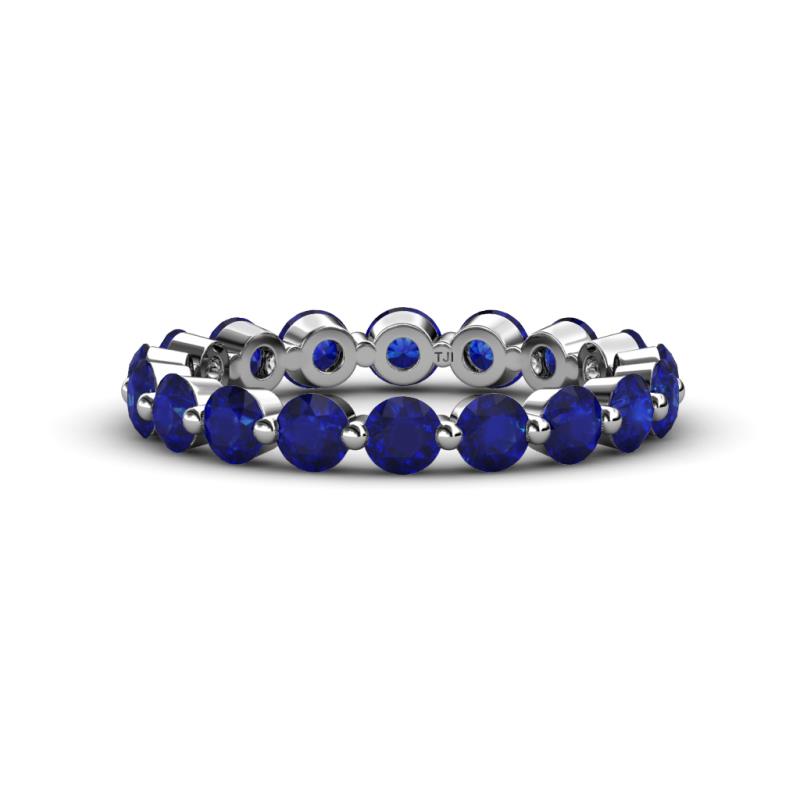Valerie 3.50 mm Blue Sapphire Eternity Band 