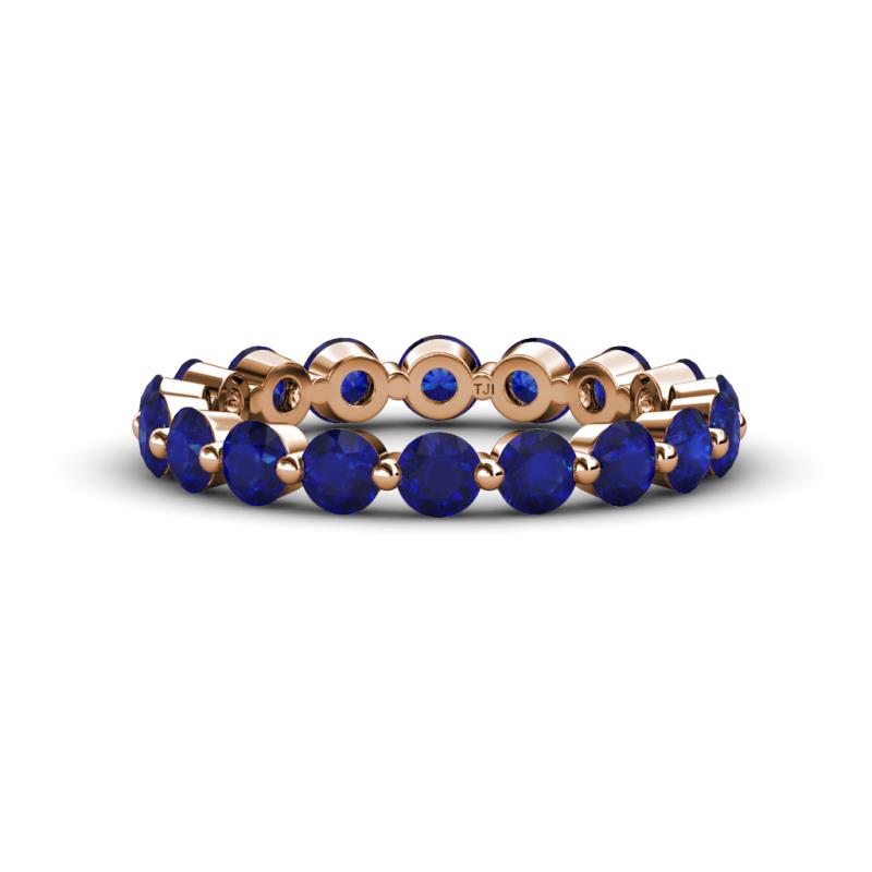 Valerie 3.50 mm Blue Sapphire Eternity Band 