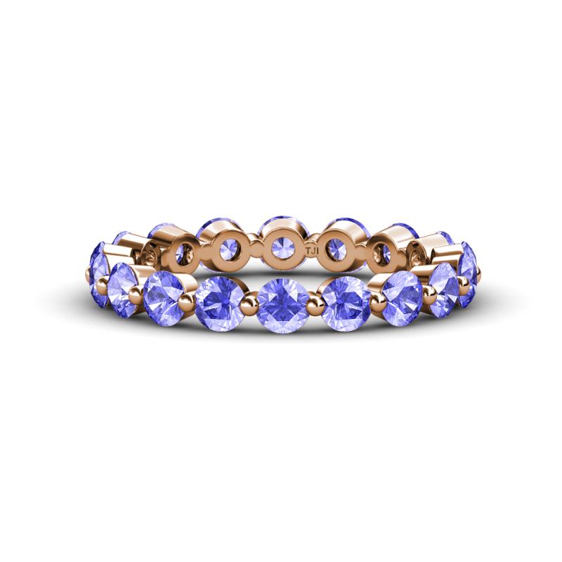 Valerie 3.50 mm Tanzanite Eternity Band 